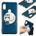 Produktbild Everainy Xiaomi Redmi Note 6 Pro Hülle Silikon Bumper Gummi Muster Ultra Slim Cover Hüllen für Xiaomi Redmi Note 6 Pro Handy Handyhülle Prägen Stoßfest TPU Gel Stoßstange Schutzhülle (Eule)