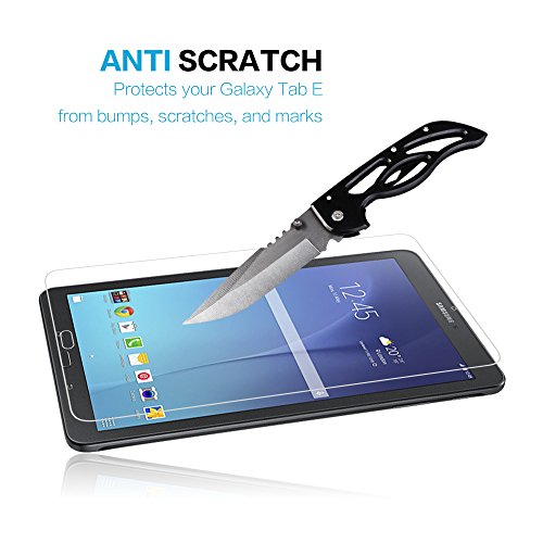 Samsung Galaxy Tab E 9.6 Panzerglas Displayschutzfolie, Nearpow Schutzfolie 9H Härte, Anti-Kratzen, Anti-Öl, Anti-Bläschen, lebenslange Garantie - 3