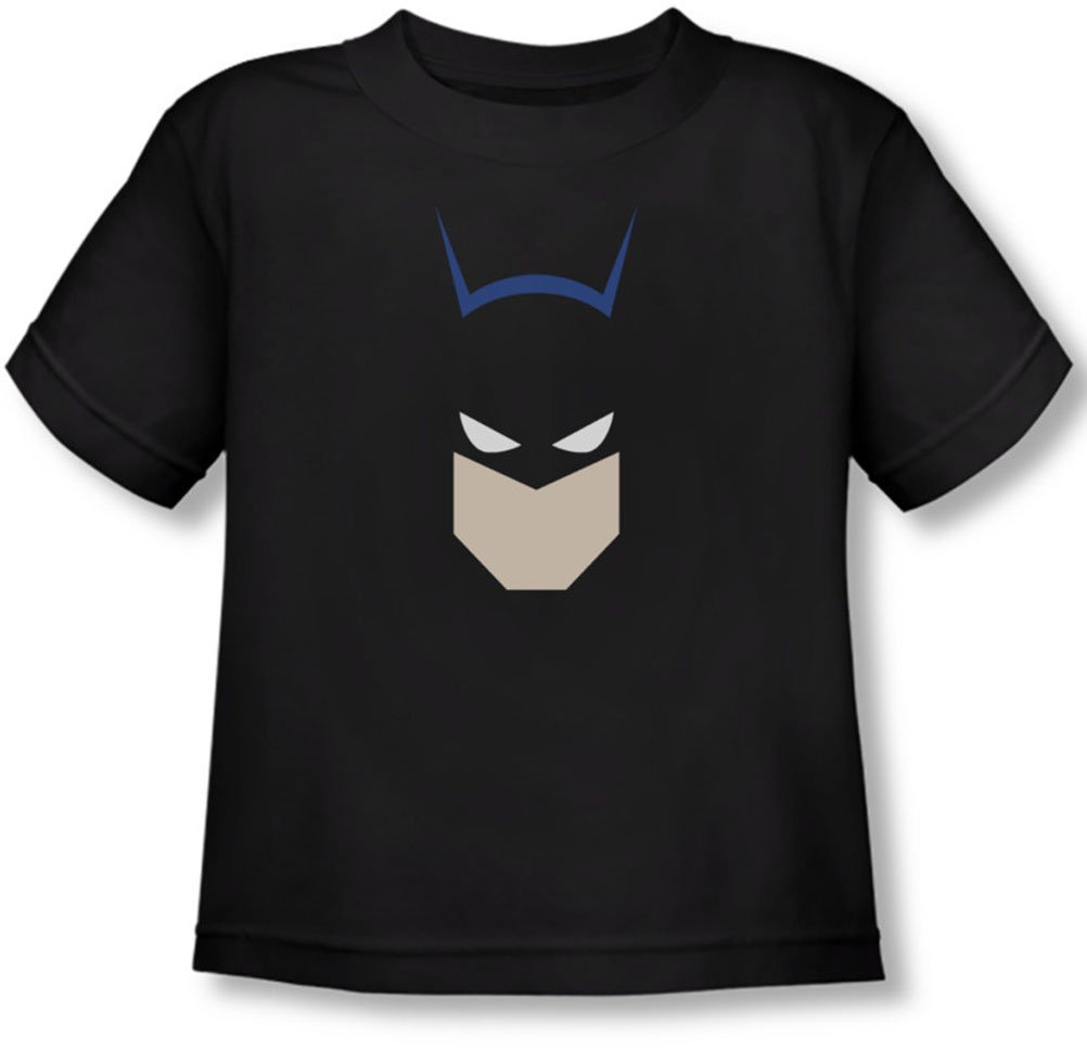 Batman-Kleinkind-Bat-Kopf-T-Shirt-4T-Black