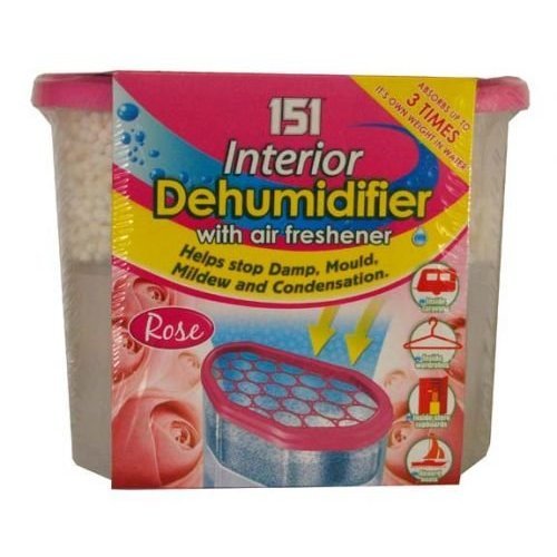Dehumidifier With Rose Scent Air Freshener To Stop Dump & Mould