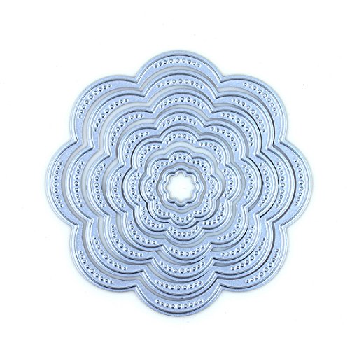 Souarts Stanzschablonen Metall Schneiden Schablonen für DIY Scrapbooking Album Schneiden Schablonen Papier Karten Sammelalbum Dekor - 2