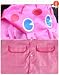 Waterproof Kids Funny Raincoat Children Cartoon Rain Coat Suit 3-8 years --Pink Rabbit
