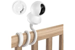WELYOK Flexible Monitor Mount Compatible with TP-Link Tapo C200/C210/C220/C225, Kasa Security Camera EC70/EC71/KC410S, Easy to Install, Without Tools