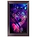 Produktbild Trada Wölfe, 5D DIY Diamant Malerei Stickerei Kreuz Handwerk Stich Wohnkultur Kunst DIY Painting Kreuzstich Diamond Dekoration Bilder Full Bilder Set Kreuzstich Wanddekoration (30*50cm) (Lila)