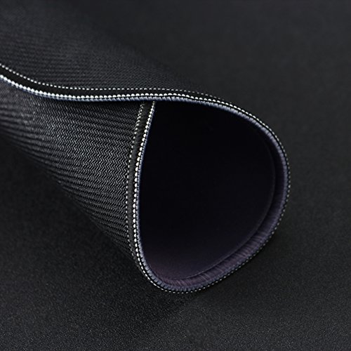 Gaming Mauspad(250 x 250 x 3 mm) ,Lizimandu Silent Designer Runde Round Mousemat /Standard Size mit Anti-Rutsch-Leder-Runde Double Sided Durchmesser 25 cm für alle gängigen Mouse-Typen(Weltraum Dunk/Space Dunk) - 7