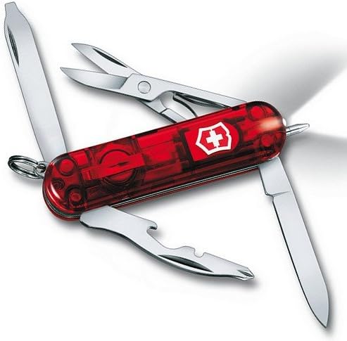 Victorinox - Couteau Suisse Victorinox Midnite Manager Rubin 0.6366.T Rouge - 10 Fonctions