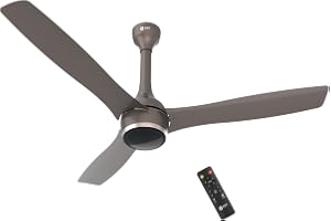 Orient Electric Newly Launched 1200 mm Aeon BLDC PRO, BEE 5-star rated, Anti-Dust Designer Ceiling fan with Remote & 5 yrs Warranty by Orient, Boost mode for High Air Delivery - Magma Grey