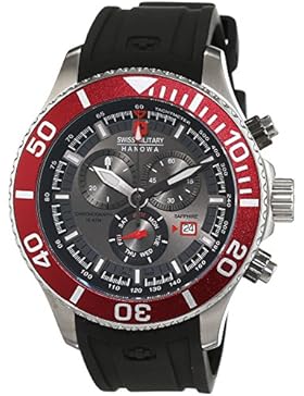 Swiss Military Hanowa Herren-Armbanduhr XL IMMERSION Chrono Analog Quarz Silikon 06-4226.04.009