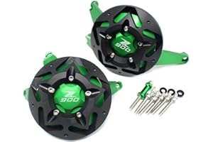 2BIRD Cubierta del Estator del Motor De La Motocicleta, CNC Protector De Protección De La Cubierta Protectora del Motor De Aluminio para Kawasaki Z900 2017-2019 Z1000 2010-2020