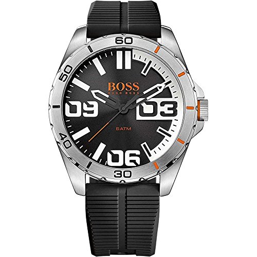 BOSS Orange Herren-Armbanduhr BERLIN Analog Quarz Silikon 1513285 BOSS Orange Herren-Armbanduhr BERLIN Analog Quarz Silikon 1513285