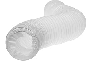 Vent Systems Diameter 100 mm 1 m long PVC flexible hose with steel wire. Flexible air lines for ventilation. Flexible heating, cooling and ventilation duct