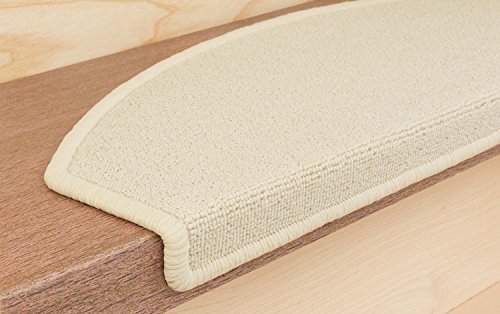 Kettelservice-Metzker® Stufenmatten Astral | Bundle inkl. Schmutzfangmatte + Fleckentferner | Beige 15 Stück - 4