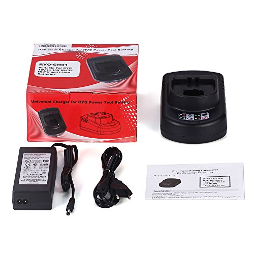 Masione Werkzeugakku Ladegerät Für 12V-18V NICD&NIMH Akkus, Akku Ladegerät Für 14.4V-18V Li-ion Batterie Mit USB Mit EU Strcker - 9