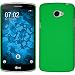 Produktbild PhoneNatic Case für LG K5 Hülle grün gummiert Hard-case + 2 Schutzfolien