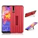 Produktbild HengJun Für Huawei P20 Fall, TPU + PC Drawbar Horizontale Vertikale Creative Design 2in1 Stand Bracket Seismic Anti-Schock Doppel-Schutzhülle für Huawei P20 - Rot
