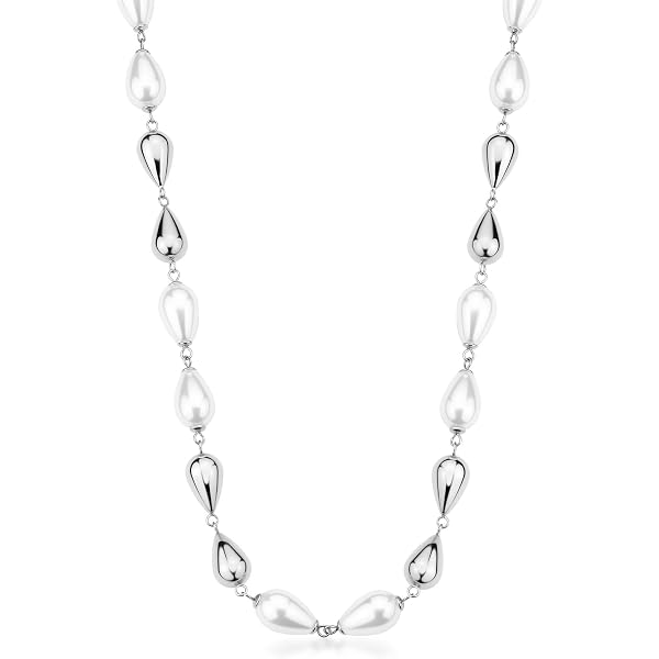 Brosway Collana Acciaio con Perla di Conchiglia Perfect BPC01 Stainless Gioiellerie