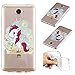 Produktbild Silicone Back Cover Case Hülle für Huawei Y7 / Y7 Prime TPU Soft Flex Transparent Ultra Dünn Schlank Bumper-Style Handyhülle Premium Kratzfest Schutzhülle für Huawei Y7 / Y7 Prime Flexible Etui Einhorn Muster Design Handyhülle für Huawei Y7 / Y7 Prime