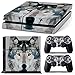 Produktbild PS4 Wandtattoo, Caroki Wandtattoo Full Body Blenden (2 x 1 x-Aufkleber Sticker, die Haut Aufkleber für Sony Playstation 4 Konsole und Controller