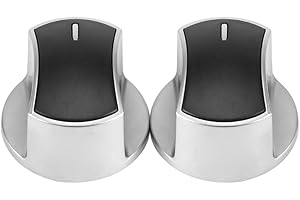 Huairdum Herd Knopf, 2 stücke Universal Gasherd Teil Steuerknöpfe Ersatz Metall Drehschalter