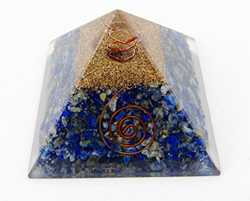 Lapis Lazuli reviheal TM Orgone Energy Pyramid Generator Orgonite Crystal Reiki Healing For Harmony