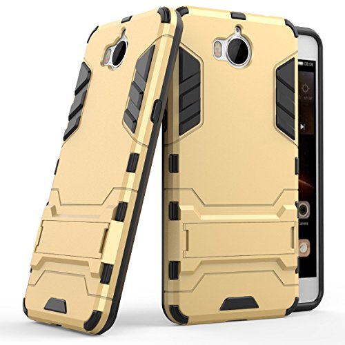 Huawei Y6 2017 Funda  SMTR Ultra Silm H  brida Rugged Armor Case Choque Absorci  n Protecci  n Dual Layer Bumper Carcasa con pata de Cabra para Huawei Y6 2017  dorado reviews Huawei Y6 2017 Funda  SMTR Ultra Silm H  brida Rugged Armor Case Choque Absorci  n Protecci  n Dual Layer Bumper Carcasa con pata de Cabra para Huawei Y6 2017  dorado