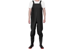 Blackwater PVC WADERS BLACK FLY FISHING BOOTED WITH BOOTS CHEST SIZE 8 9 10 WELLINGTON POND RUBBER STRONG WATERPROOF HUNTING MENS CARP COARSE QUICK RELEASE STRAPS BUCKLE