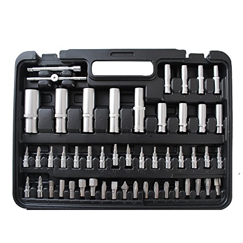 108 tlg 1/2″ 1/4″ Ratschenkasten Steckschlüssel Bitsatz - 3
