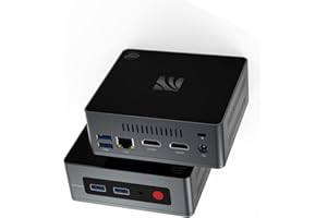 KUYIA Mini Desktop Computer,Mini PC Windows 10 8GB RAM 128G SSD Celeron J4125(up to 2.7GHz) Processor Supports 4K HD/Dual HDMI/Dual WiFi (2.4G+5.8G)/ Ethernet 1000M/USB 3.0X4/BT4.0