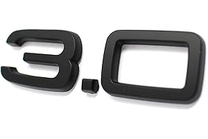 VMG-STORE Logo 3.0 in plastica con retro adesivo in schiuma (3.0 nero opaco)