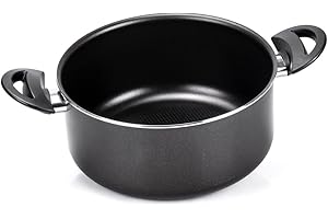 Moneta Gea Casseruola a 2 Manici, 20 Cm, Alluminio 100% riciclato, per Ogni Piano Cottura Incluso l'Induzione, Made in Italy