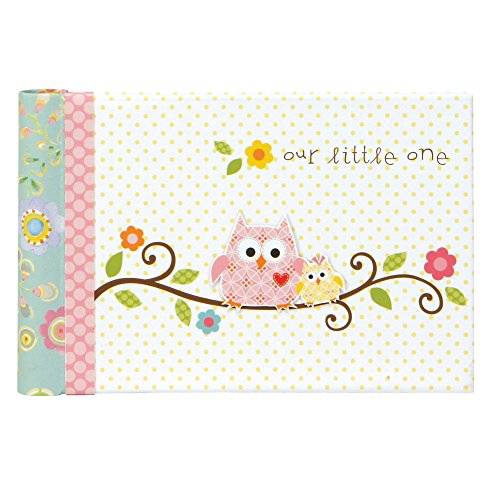 CR Gibson Grandma's Brag/Boast Book/Baby Photo Album -- Newborn Baby Gift Set / Keepsake / Memory Book / Baby Journal (Happi Baby Girl)