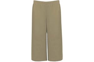 Shop Nova® Women Wide Leg Plazzo 3/4 Short Pants Casual Ladies Loose Capri Trousers