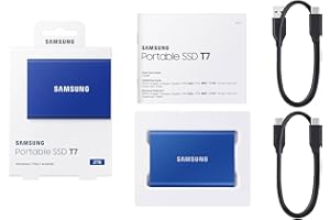 Samsung T7 Portable SSD Unidad de estado sólido Indigo-blue 2 TB