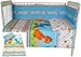 Babies-Island A 3 Piece Bedding For Baby/Toddler Bumper+Duvet Cover+Pillowcase Cot/Cot Bed - Blue Dinosaurs - Size : 100x135 cm