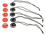 22 cm de longitud Tether 5 x cámara PROtastic ronzales y 3 m de pegatinas para GoPro y monturas para cascos SJCAM cámara de acción