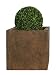 Produktbild PFLANZWERK® Pflanzkübel Fiberglas CUBE Rost Braun 28x28x28cm XXL *Frostbeständig* *UV-Schutz* *Qualitätsware*