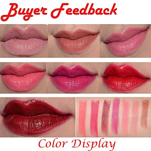 VALUE MAKERS® 7 Farben Make Up Lip Stick Hoch Pigmentierte Lip Pencil Cremige Lippenstifte - 2