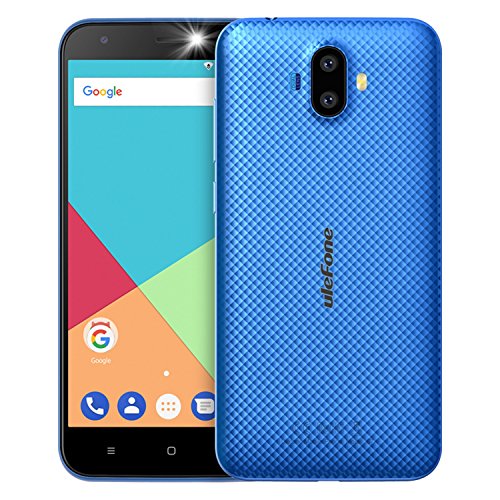 Ulefone S7 3G smartphone ohne vertrag gÃ¼nstig android 7.0 5,0 Zoll HD 1280x720P MTK6580 1.3GHz Quad Core Dual SIM 1GB RAM+8GB ROM 128GB TF Karte KapazitÃ¤t 8MP+5MP+5MP Kameras(Blau)