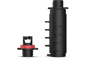 CYCPLUS 7 dysz powietrznych, adapter do pompki SUP, adapter do pompy, wielofunkcyjny adapter do wentylu SUP, do pontonów, deski SUP, nadmuchiwanego łóżka, pontonu