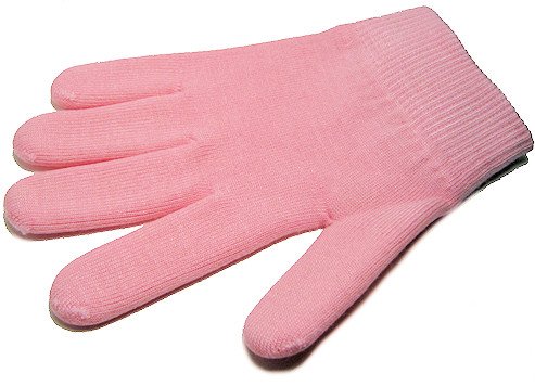 Pair of Moisturising Gel Gloves One Size - Pale Pink