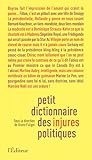 Petit dictionnaire des injures politiques
