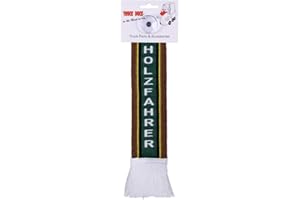 TRUCK DUCK® LKW Auto Minischal Holzfahrer Trucker Mini Schal Wimpel Flagge Fahne Saugnapf Spiegel Deko