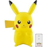 Teknofun- Pikachu 3D Pokemon Lampe LED télécommandée, 811372, Yellow