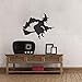 Produktbild Ponana Halloween Wandaufkleber Aufkleber Vinyl Flying Hexe Wandaufkleber Steuern Dekor Wohnzimmer Tür Fenster Schmücken Abnehmbare Wandbild 42X51 Cm