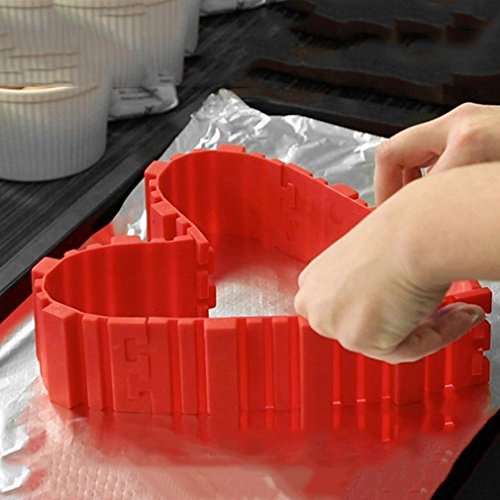 wollful Magic Backen Schlangen, DIY Silikon-Backform Backblech Form sowie Schnell Tools 4/lot-more schwer und standfest - 2