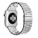 Price comparison product image Simpeak Stainless Steel Band Strap for Apple Watch 42mm (44mm) Series 1 Series 2 Series 3 Series 4(Not for iWatch 38mm)- Silver