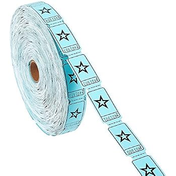 Avery Blank Printable Tickets, Tear-Away Stubs, Perforated Raffle ...