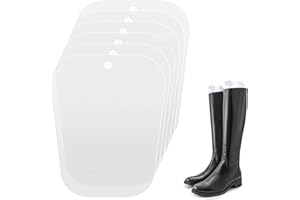 BNOYONERAS Hormas de Botas Soporte de Bota Alta Insertos de Formas de Botas Soportes de Botas Altas Plastico Tensores de Botas 10 Pulgadas Moldeador de Botas Reutilizables para Mujeres y Hombres, 6 Piezas