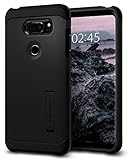 Spigen Coque LG V30 [Tough Armor] Protection Extreme [Noir] Coussin d'air/Support Kickstand/Coque Etui LG LG V30/V30 +/V30S/V30S+ (A25CS21980)