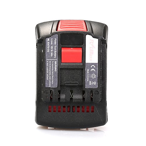 Flylinktech Bosch Ersatz Akku BAT610G 18-Volt Lithium-Ionen-Akku Batterie für Bosch BAT620, BAT621, BAT 622 Bat609 Bat618 DDB181-02 (5.0Ah) - 3